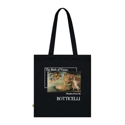 Botticelli Black Tote bag Birth of Venus