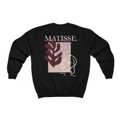 Matisse-Blumen-Gesicht Unisex-Sweatshirt