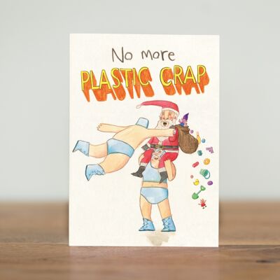 No more Plastic - Christmas card