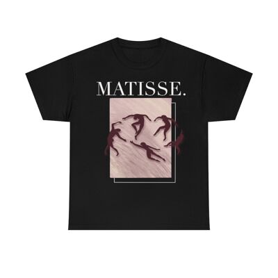 Chemise de danse abstraite Matisse unisexe Noir