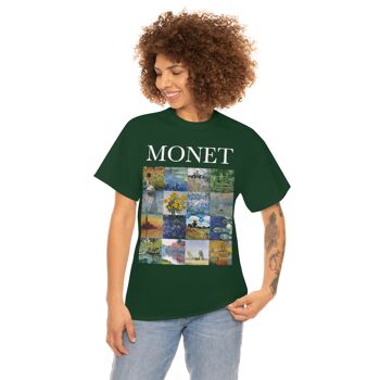 Chemise Claude Monet Mosaïque Vert Forêt 4