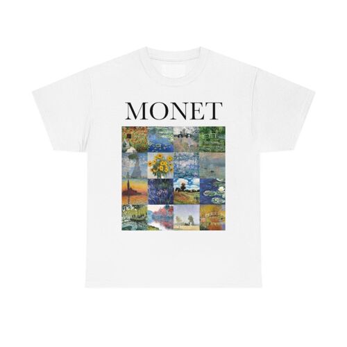 Claude Monet Mosaic Shirt White