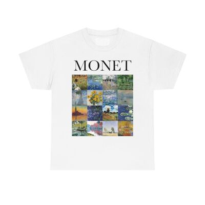 Camicia Mosaico Claude Monet Bianca