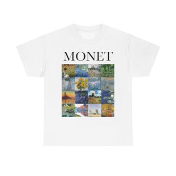 Chemise Mosaïque Claude Monet Blanc 1