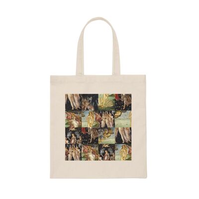 Botticelli Tote bag Art lover Collage rinascimentale Vintage Aesthetic Borsa a tracolla