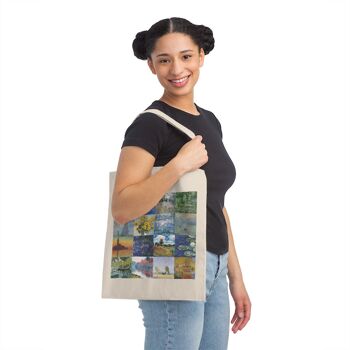 Claude Monet inspiré Tote Bag Impressionnisme art mouvement Sac à bandoulière Monet hommage Tumblr sac fourre-tout 2