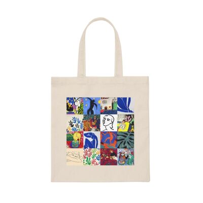 Tribute to Matisse Tote Bag Matisse Ispirato collage amante dell'arte estetica Borsa a tracolla Tumblr tote bag