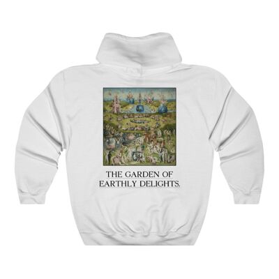 Der Garten der irdischen Freuden Hoodie Weiß