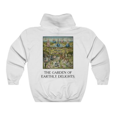 The Garden of Earthly Delights Hoodie White