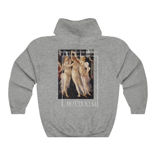 Botticelli Hoodie The Three Graces Sport Grey