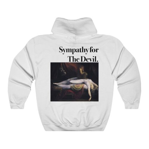 Heinrich Fussli Hoodie The nightmare White