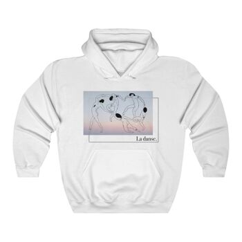 Tribute to Matisse Hoodie La danse inspirée Blanc