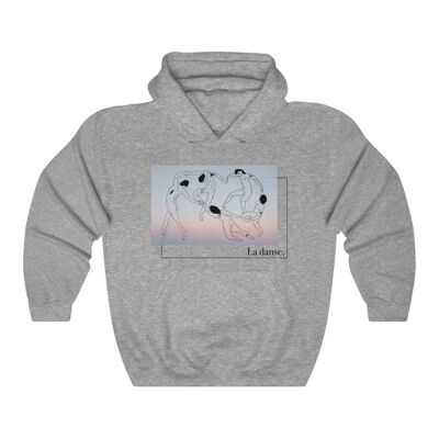 Tribute to Matisse Hoodie Das vom Tanz inspirierte Sport Grey