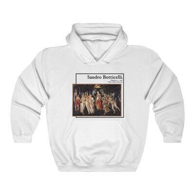 Der Frühlings-Hoodie Sandro Botticelli Weiß