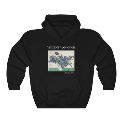 Iris Hoodie Vincent van Gogh Hoodie Schwarz