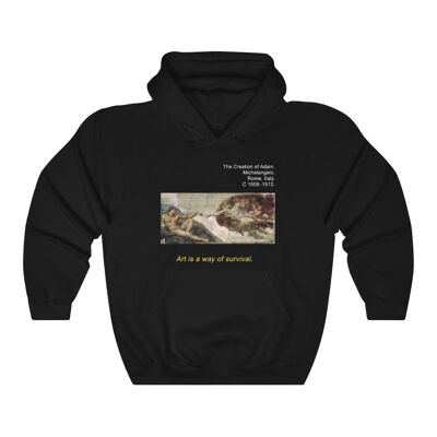 Michelangelo Hoodie Black