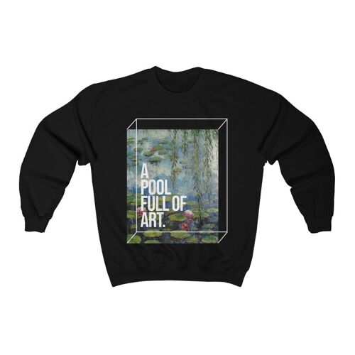 A Pool full of art Sweatshirt Black