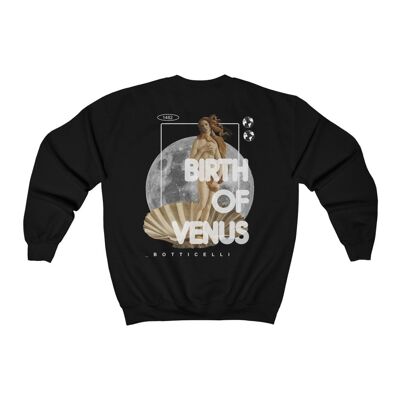 Sweatshirt Venus & Mond Schwarz