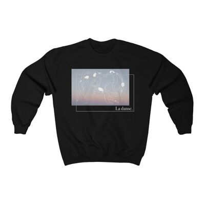 Tribute to Matisse Illustration The dance sweatshirt hoodie unisex Black