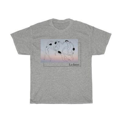 Tribute to Matisse Aesthetic Illustration la maglietta da ballo unisex art tee Sport Grey