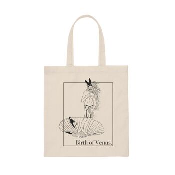 Naissance de vénus illustration Tote Bag Aphrodite bdsm art tote bag 1