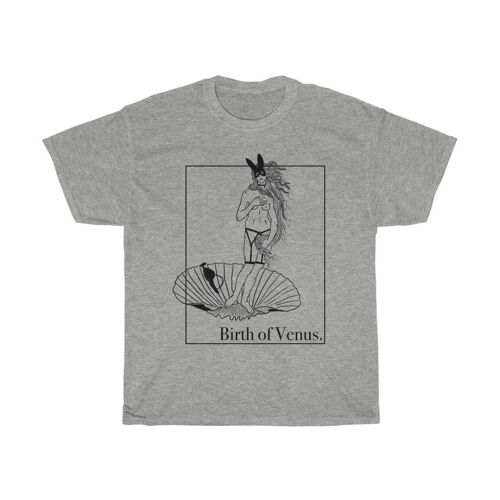 Birth of Venus Shirt Afrodita venus illustration bdsm aesthetic art shirt Unisex Sport Grey