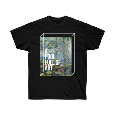 A pool full of art Shirt Tribute to Monet Black