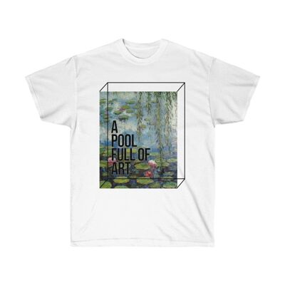 Una piscina piena di arte Camicia Tribute to Monet White