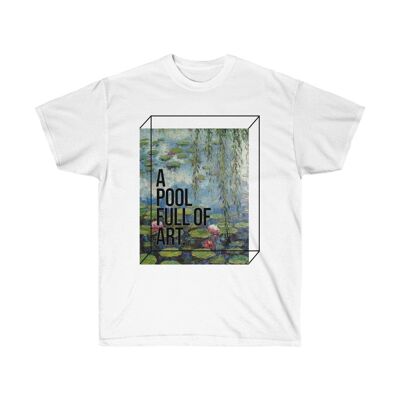 Une piscine pleine d'art Chemise Hommage à Monet Blanc