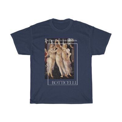 The Three Graces Shirt Botticelli Navy