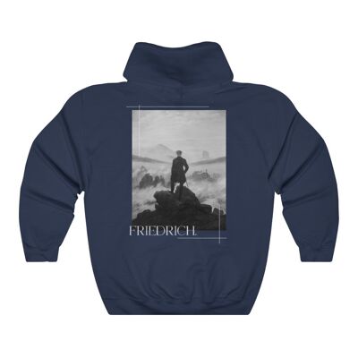 Friedrich Hoodie B&W Special Edition Navy