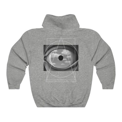 Magritte Geometry Hoodie B&W Special Edition Sport Grey