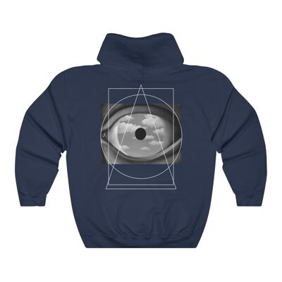 Magritte Geometry Hoodie B&W Édition Spéciale Marine