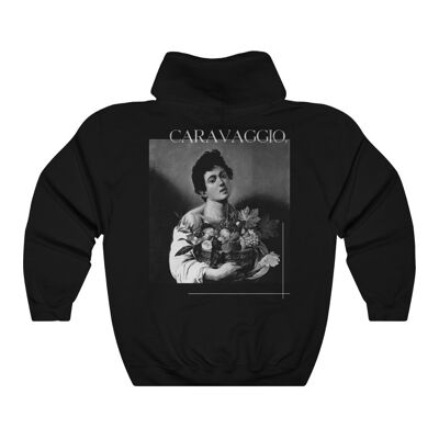 Caravaggio Hoodie B&W Édition Spéciale Noir