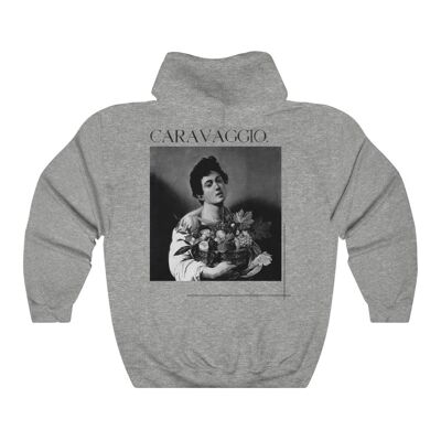 Caravaggio Hoodie B&W Special Edition Sport Grey