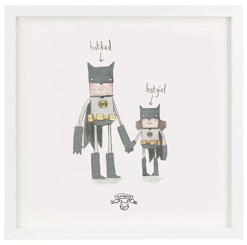 Batgirl Batdad - Print