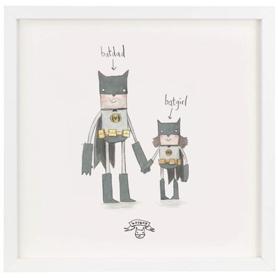 Batgirl Batdad - Drucken