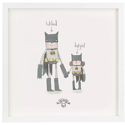 Batgirl Batdad - Print