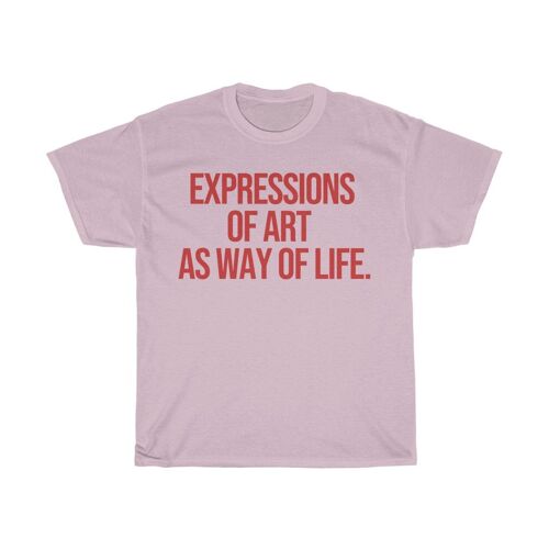 Expressions of Art as way of Life Light Pink