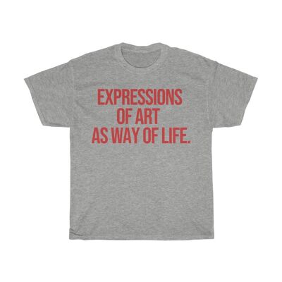 Expressions of Art as way of Life Sport Gray