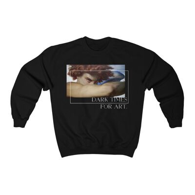 Gefallener Engel Sweatshirt Alexandre Cabanel Schwarz