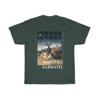 Francisco De Goya Shirt Witches Sabbath Forest Green