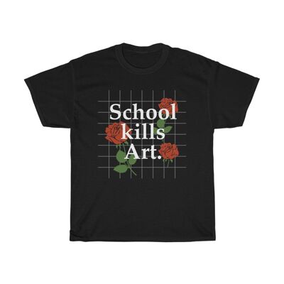 Schule tötet Art Shirt Schwarz