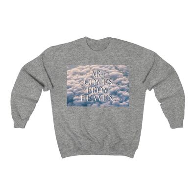 Art From the Heaven Sweatshirt Sport Grau