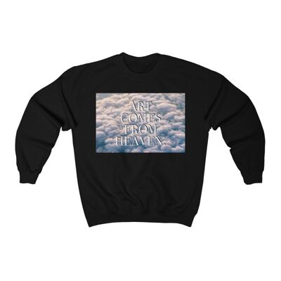Art From the heaven Sweatshirt Black