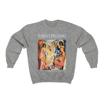 Sweat Pablo Picasso Les demoiselles d'avignon Sport Gris