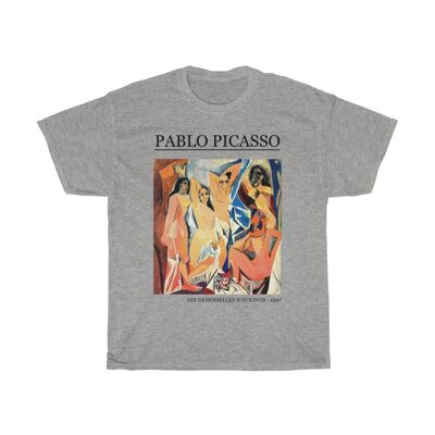 Pablo Picasso Hemd Les Demoiselles d'Avignon Sport Grau