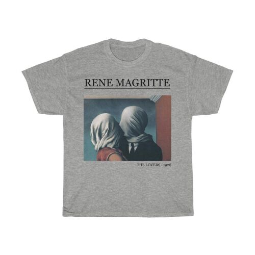 Rene Magritte Shirt The Lovers Sport Grey