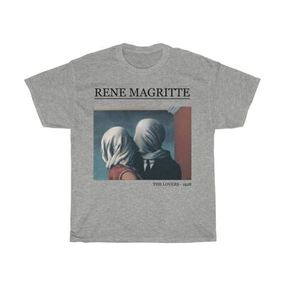 Rene Magritte Shirt The Lovers Sport Grau