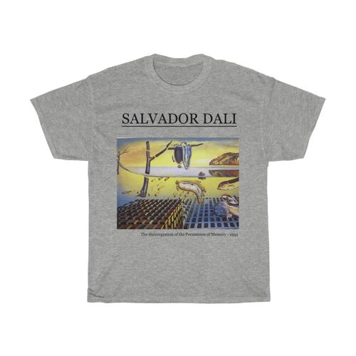 Salvador Dalí shirt The disintegration of the persistence of memory Sport Grey